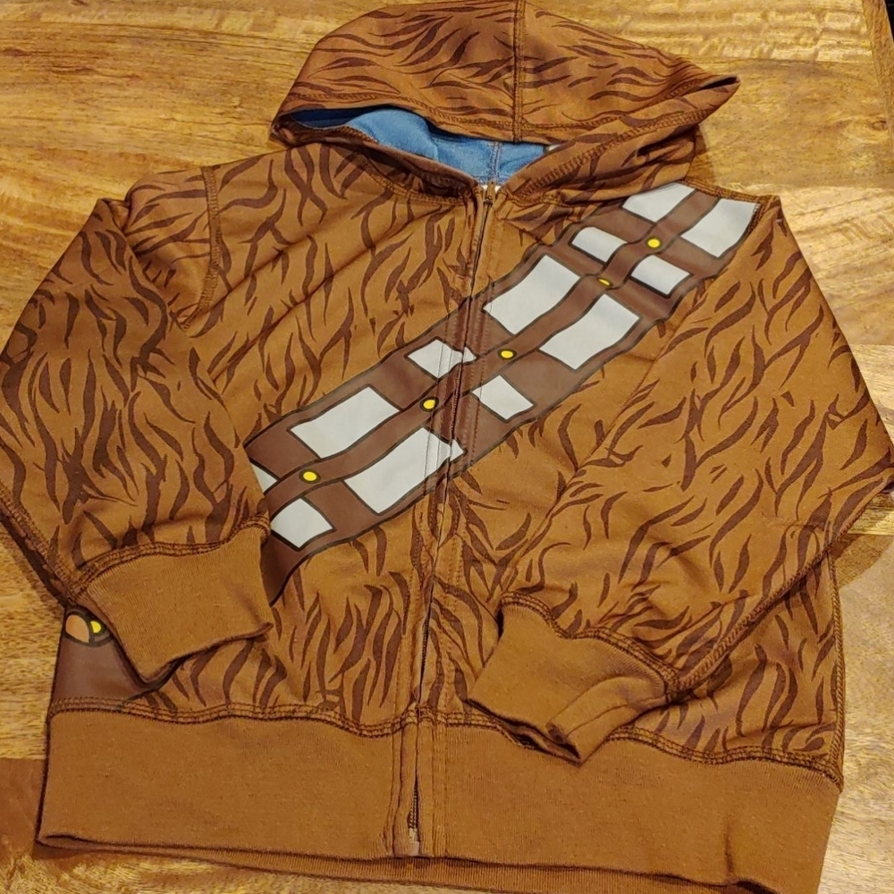 Star Wars Chewbacca/Porge XS Hooded Sweatshirt